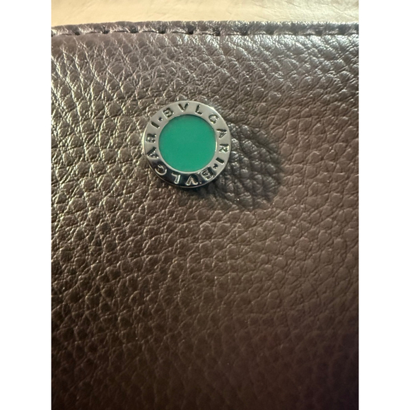 BVLGARI Brown Leather Travel Toiletry Bag Dopp Kit Emirates Exclusive - Picture 2 of 9